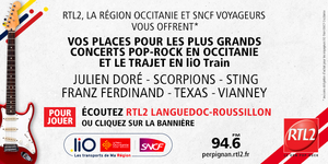 RTL2 Languedoc-Roussillon offre des places de concert exclusives