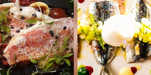 La Côte Vermeille à Port Vendres, restaurant de poissons : nouvelle carte de Printemps.