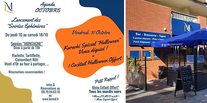 Le Méditerranée Perpignan annonce ses soirées d'Octobre