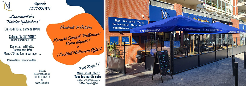 Le Méditerranée Perpignan annonce ses soirées d'Octobre