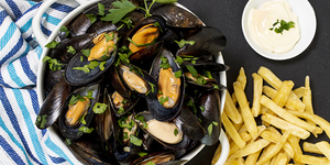 Les jeudis Moules Frites à volonté au restaurant Le Méditerranée à Perpignan