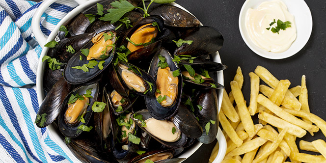 Les jeudis Moules Frites à volonté au restaurant Le Méditerranée à Perpignan