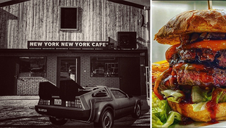 New-York New-York Café et ses burgers hachés minute 