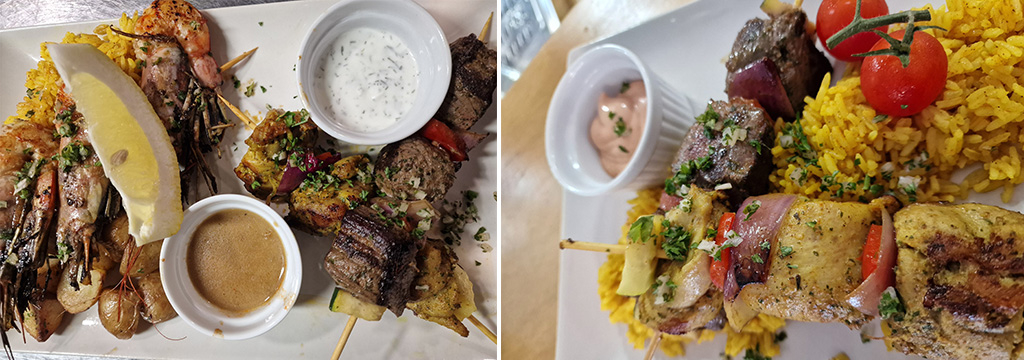 Les brochettes de l'été du restaurant Le Méditerranée à Perpignan 