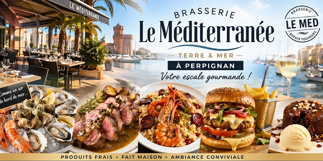 restaurant Le Méditerranée à Perpignan : nouvelle carte estivale