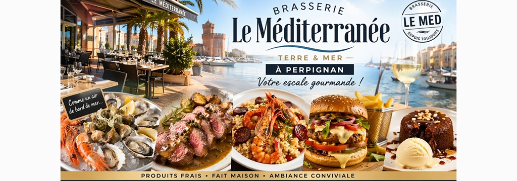 restaurant Le Méditerranée à Perpignan : nouvelle carte estivale
