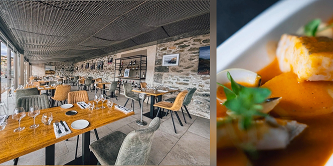 La Côte Vermeille à Port-Vendres, restaurant bistronomique