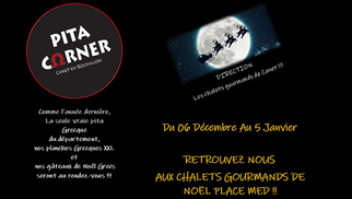 Pita Corner Canet, restaurant grec présent au marché de Noël !