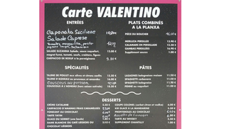 Valentino and Co Canet Restaurant : sa Carte