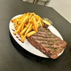 NOIX DE BOEUF FRITES MAISON - RESTAURANT AU VIANDARD PERPIGNAN