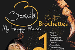 La Broqueta Perpignan • Carte des brochettes