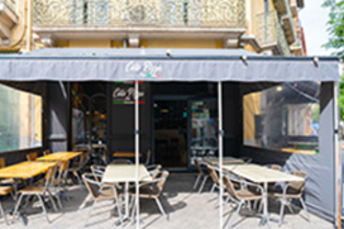 Côté Pizza à Perpignan et ses tables en terrasse