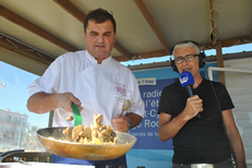 France Bleu Roussillon propose des émissions de cuisine en direct, même en extérieur ! (® radio france)