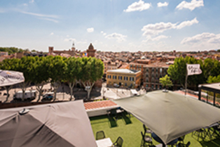 La Terrasse Perpignan Rooftop Restaurant vue panoramique • Galeries Lafayette (® la terrasse)
