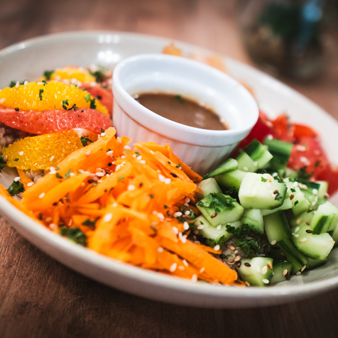 POELEE DE QUINOA - RESTAURANT TERRE MER - LE MEDITERRANEE PERPIGNAN