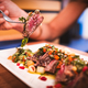 RESTAURANT TERRE MER BRASSERIE LE MEDITERRANEE PERPIGNAN - BEOUF EN TATAKI
