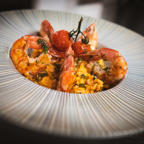 RISOTTO AUX GAMBAS ET CHORIZO