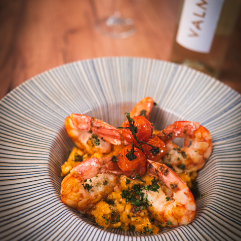 RISOTTO AUX GAMBAS ET CHORIZO