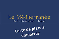 Le Méditerranée Perpignan • carte à emporter