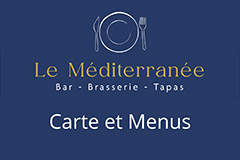 Le Méditerranée Perpignan • carte et menus 