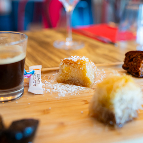 Desserts maison du restaurant grec Pita Corner Perpignan Canet plage 