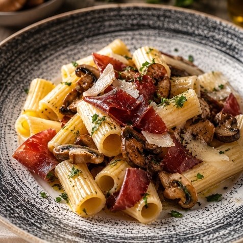 Rigatoni du chef dans votre restaurant italien Spaghetteri'Aldo Perpignan 