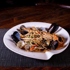 Spaghetti aux fruits de mer restaurant Spaghetteri'aldo Perpignan 